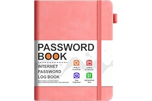 GÉNÉRIQUE Carnet De Mots De Passe - Carnet De Mots De Passe | Livre Organisateur De Mots De Passe D'ordinateur Avec Onglets Alphabétiques | Carnet De Mots De Passe D'enregistrement D'adresse De Poche Pour Les D