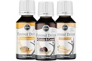 borchers Flavour Drops | Paquete de muestras "Backstube" | 0 calorías | Para cocinar y hornear | 30 ml
