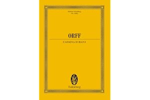 Carmina Burana: Cantiones profanae. Soli (STBar), gemischter Chor (SATB), Kinderchor und Orchester. Studienpartitur.