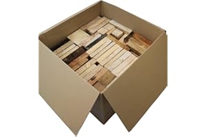 Bois de chauffage - 20 kg - Bois de conifères - Séchage - Sans poussière - Pour fours de cheminée, feu de camp (jusqu'à 20 cm)