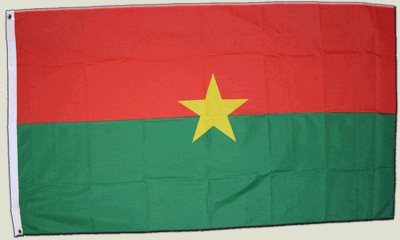 Preisvergleich Produktbild Flagge Burkina Faso - 90 x 150 cm
