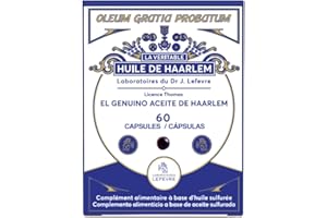 Véritable Huile de Haarlem, 60 capsules originales