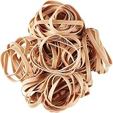 Kalın Ambalaj Lastiği 100 gr 50 li 1 Paket%100 Kau&ccedil;uk 64x6mm Geniş B&uuml;y&uuml;k Paket Lastik Kasa Poşet Taşıma Lastiği
