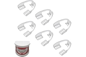 DWZAIN 6PCS Mouth Guard for Teeth Grinding, Night Sleep Teeth Grinding, Clenching Teeth Guard to Prevent Teeth Grinding, Reusable Mouth Guard for Adults and Children