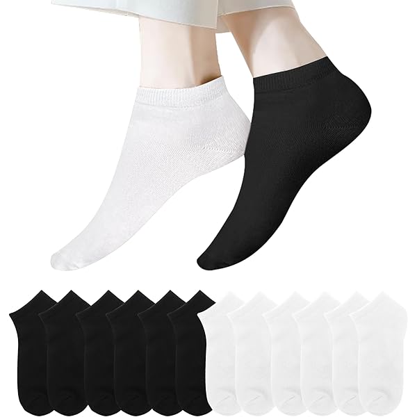 Calzini Corti Donna - 6 Paia Leggeri E Comodi, Cotone E Poliestere - Foto 8