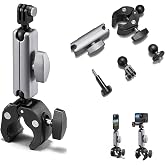 Ga96 Bisiklet ve Motosiklet i&ccedil;in Kamera Al&uuml;minyum Gidon Tutucu Insta-360 X5 X4 X3 X2/GO 3S/GO 3/Gopro Hero 13 12 11 10 9 8/DJ
