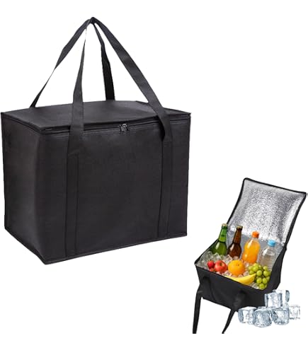 Sac Isotherme Pliable 35L Zephyra - Glacière Souple étanche Pour Pique-nique, Camping, Plage, Voiture | Réutilisable