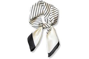 PoeticEHome Seidenschal aus 100% reiner Maulbeerseide – 68x68 cm Halstuch für Damen | Quadratisches Tuch mit Geschenkbox​