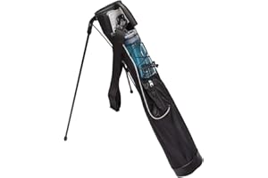 JEF WORLD OF GOLF Jr1256 Pitch & Putt Sunday-Bolsa con Soporte y asa, Unisex, Negro, 2 Pounds