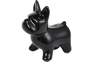 GOPIGITO Huchas Originales para Niños Adultos, Infantil Hucha Cerdito, Personalizada Boda Hucha Grande, Cajero para Ahorrar, Originales Regalos para Parejas, Festivales, Alcancias para Adultos (Negro)