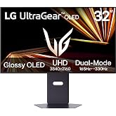 LG UltraGear GX8 32GX850A-B 32" 0,03 ms (GtG) UHD 165Hz - FHD 330Hz (HDMI-Display) Dual-Mode OLED 4K UHD (3840 x 2160) Pivot 