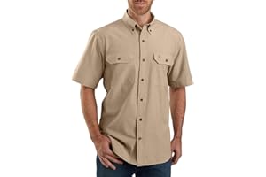 Carhartt Herren Loose Fit Midweight Chambray Short Sleeve Shirt