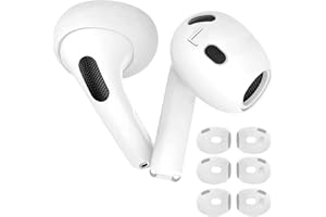 AEIPOU 3 Pairs Anti-Slip Ear Tips for AirPods 4, Soft Silicone Earbud Covers for Secure Grip Comfort Scratch-Resistant Sport Ear Tips Accessories Compatible with Apple AirPods 4th Gen