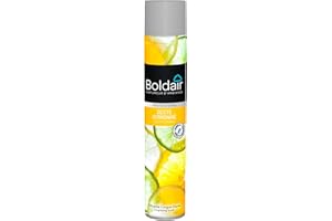 BOLDAIR - Désodorisant Zeste Citronné - Élimine les Mauvaises Odeurs & Parfume l'Air - Fabriqué par Les Plus Grands Parfumeurs de Grasse - Made in France - Pulvérisateur 500 ml