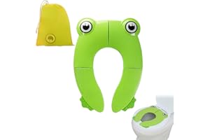 CERIOLL Składana deska sedesowa dla dzieci, przenośna deska sedesowa dla małych dzieci, podróżna deska sedesowa dla małych dzieci, składana deska sedesowa dla dzieci w podróży, niebieska