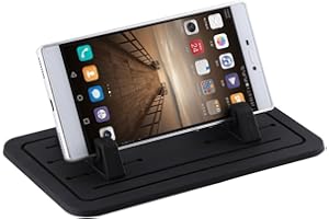 TKSE Samochodowy uchwyt na telefon, uniwersalny żel silikonowy, samochodowy uchwyt na deskę rozdzielczą, uchwyt na telefon komórkowy, regulowany stojak na telefon do większości telefonów