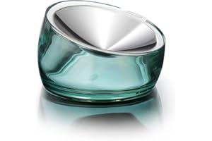 Felli Miska na karmę dla kotów ze stali nierdzewnej pod kątem płytkiego naczynia, przeciw wymiotom, odporna na rozlanie, ukośny podajnik płaski metalowy talerz akrylowy podwyższony szczeniak (0,5