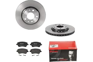 BREMBO BREMSSCHEIBEN COATED Ø280mm + BREMSBELÄGE VORNE FÜR DACIA DUSTER HMX