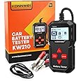 KONNWEI Car Battery Taster 12V Load Tester KW210 100-2000 CCA 220AH Professional Automotive Alternator Digital Analyzer Waveform Voltage Test Tool with STM-32 Chip for Car Truck Motorcycle Boat Yacht