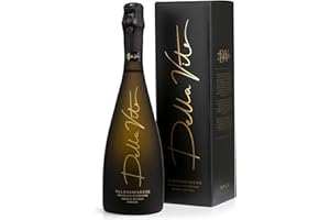 Della Vite Superiore D.O.C.G Premium Italian Prosecco - Rich & Extra Dry Prosecco Wine (Single Bottle, 11.5% 750ml) - Includes Gift Box