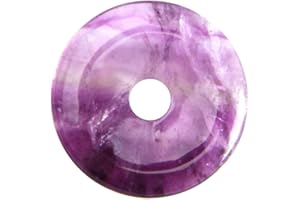 aqasha Edelstein Donut für Halsketten (3x3 cm)