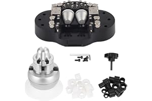 BRRNOO Herramienta de Grabado para Joyería, Prensa de Tornillo de Banco con Diseño Negro