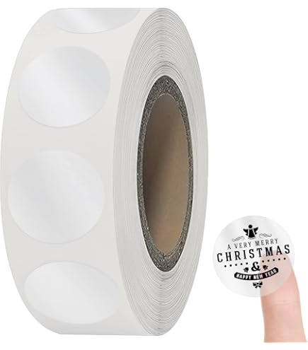 Produktbild von Labelident Verschlussetiketten – Transparent, Ø 30 Mm, 20.000 Stück Auf 10 Rollen, PE-Folie, Selbstklebend, Wasserfest & Reißfest
