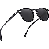 Carfia Retro Rotondi Occhiali da Sole da Donna Polarizzati UV400 Protezione