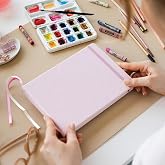 21x15 cm Sert Kapak 80 Yaprak 140 gr. Eskiz Defteri - Sketch Book - Pembe