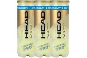 ZRZ | Pelota de Padel Head Pro S Pack 3 Botes | 9 Bolas | Bolas Padel Profesionales Competición Alta Durabilidad