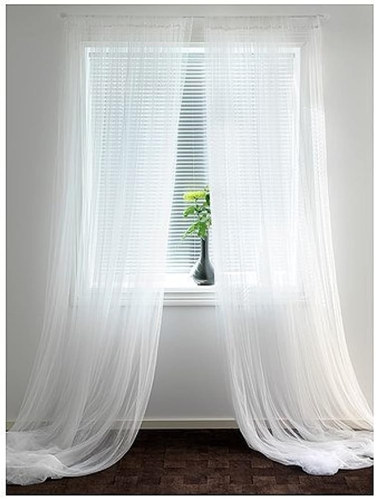 IKEA Lill Perde Çifti Beyaz (280 cm x 300 cm)