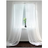 IKEA Lill Curtain Pair White (280 cm x 300 cm)