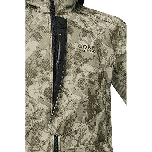 GORE BIKE WEAR Herren Soft Shell Stadtfahrrad-Jacke, GORE WINDSTOPPER, ELEMENT URBAN PRINT WS SO Jacket - 3