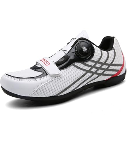 Chaussures Cyclisme Sans Lacets WUHX - Respirantes Antidérapantes - Homme/ Femme - Vélo Route/Montagne Baskets Sport Polyvalentes