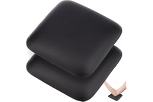 2 pièces Repose Bras pour Ongles, EBANKU Carré Repose Mains Ongles Repose Coudes Bureau Poignet Repose Bras Coussin Support Ergonomique Antidérapant Repose Mains Ongles Acrylique Tech Office Gaming