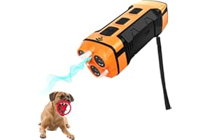 XWLEYW Anti Barking Device for Dogs - Ultrasonic Dog Barking Deterrent Devices with 3 Modes, Rechargeable Dog Training Tool, Bark Shield up to 33ft, Handheld Pet Repeller for Indoor Outdoor Use