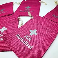 5er JGA Notfallset Hangover Beutel tolles Partygeschenk pink