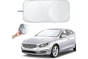 ADRREYUFNY Car Windshield Sunshade, Windscreen Sun Shade Windshield Sunshade Blocks UV Rays Sun Visor Protector Fits Windshields of Various Sizes (150 * 70 cm)
