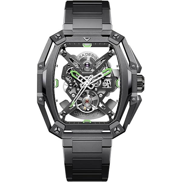 GMT Fuso orario multiplo Fasi lunari Movimento automatico Orologio da uomo Scheletro in acciaio inossidabile Meccanico da immersione Orologio milare maschile  1511
