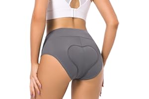 Leeboom Radunterhose Damen Gepolstert Atmungsaktive Fahrradunterhose Damen Schnell Trocknenden Radsport Unterhose Elastische mit 3D Gel Sitzpolster