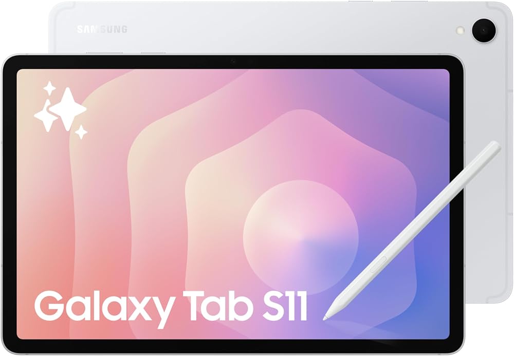 Samsung Galaxy Tab S11 Yapay Zeka (AI) Tablet, WiFi, 12GB RAM, 128GB Depolama Alanı, Gümüş, 11 İnç, 120Hz Ekran, S Pen Dahil, IP68 (Samsung Türkiye Garantili)
