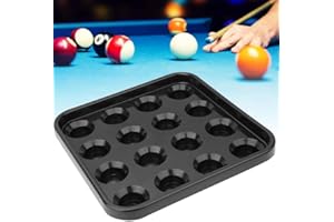 HOBBYTECH Hobby Tech Support Plateau Stock Boules de Billard 57,2mm en Plastique Robuste Rangement Stockage pour Billes