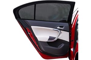 PHYLES Pare Soleil Voiture Bébé, 2 Pcs Chaussette Voiture Soleil pour Enfants et Animaux, Protection UV Maximale, Compatible avec la Plupart des Auto (Peut S'étend à 110 * 50 cm)