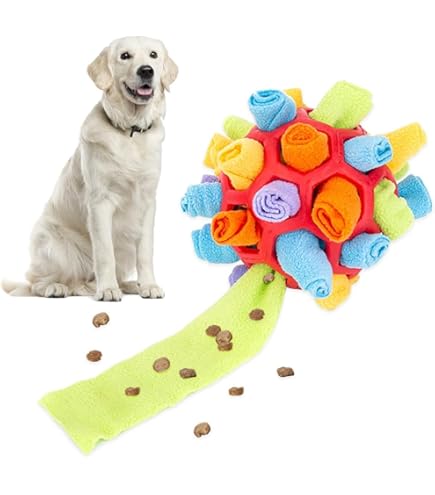Palla Da Fiuto Per Cani - Giocattolo Interattivo Con Snack Per Allenare Olfatto E Ridurre Stress - Foto 14