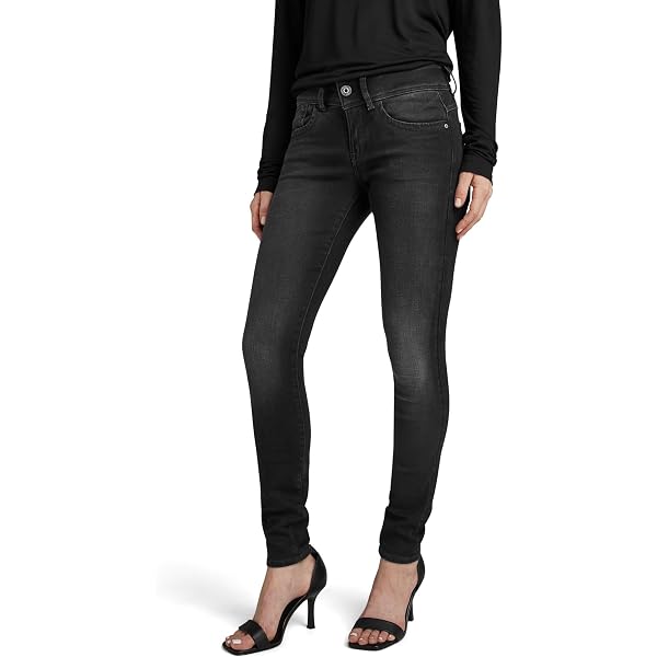 Jeans Midge Cody Mid Skinny | Azul Oscuro | RAW® ES