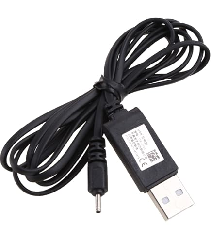 Keple Câble Chargeur USB, 60cm/1.2ft, Cordon à Petite Broche, Compact & Léger, Compatible Avec Les Anciens Modèles Nokia - Chargement DC Fiable