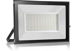PROBAPRO 150W Proyector LED Exterior, 15000LM Focos LED Exteriores, Foco LED Exterior IP67 Impermeable 6000K Blanco Frío Proyector de Seguridad Iluminación para Jardin, Garaje, Césped, Calzada, Terraza
