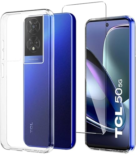 TCL Mobile 50 5G Smartphone, chipset MediaTek Dimensity 6100 , écran HD 90 Hz de 6,56 Pouces, 128, 8 de RAM, Extension de 4 et 4 de RAM, Double caméra Hybride 50 MP, Android 14, 5010 mAh