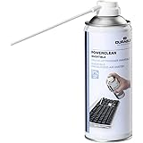 Durable POWERCLEAN Air Duster Invertible | Compressed Gas For Computer & Keyboard Cleaning | 200ml Size Air Canister