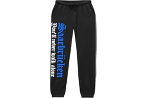 UGLYSHIRT Saarbrücken Never Walk Alone Jogginghose | Fussball Ultras Sport Freizeit Saarbrücken Hose Herren
